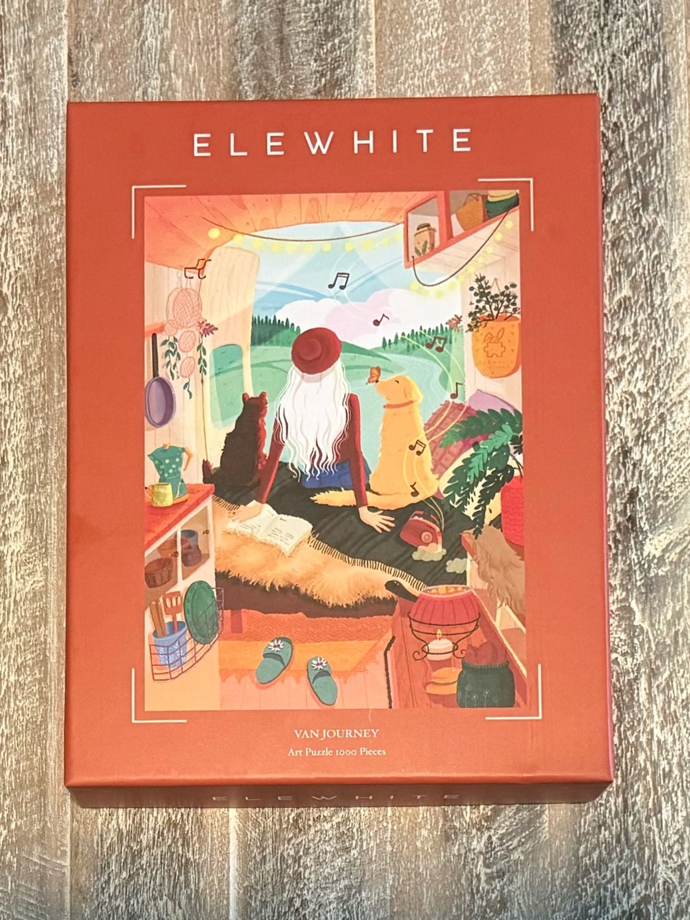 Elewhite Van Journey 1000 Piece Puzzle